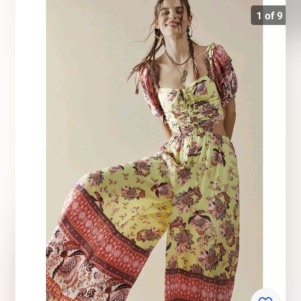 Free People Bali Citrus Skies One-Piece - Picture 1 of 11
